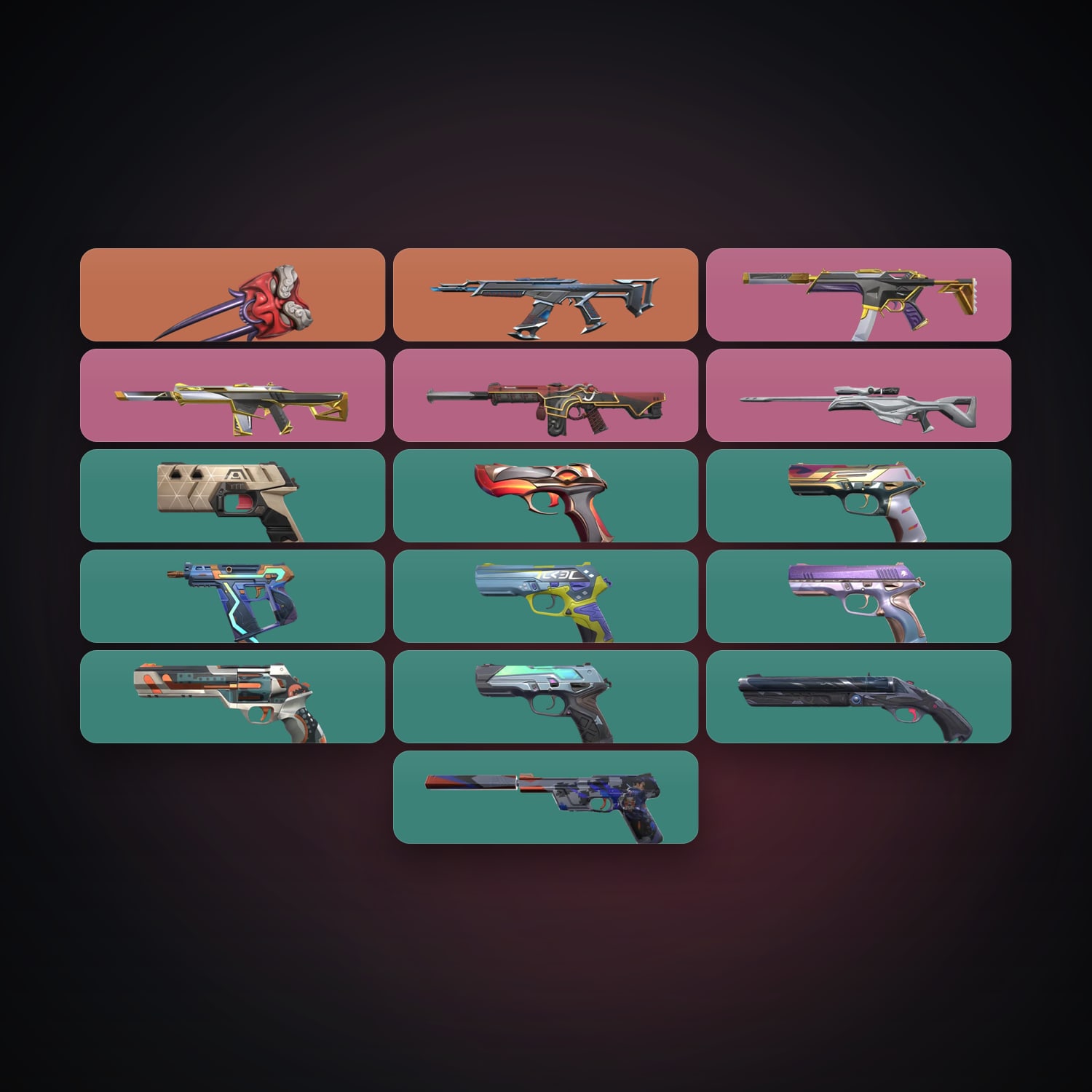 AP Gold 3 locker — 1 knives, 18 skins, lvl 220 — HabibiAccounts