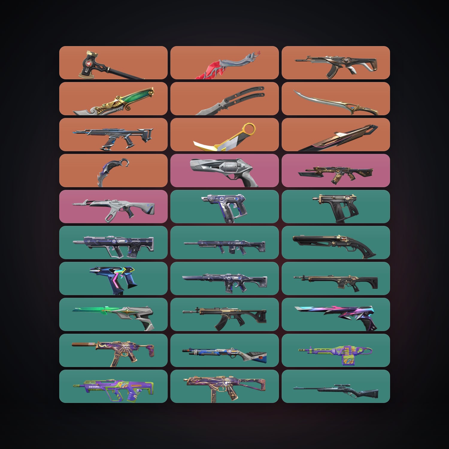 EU Plat 1 locker — 8 knives, 38 skins, lvl 145 — HabibiAccounts