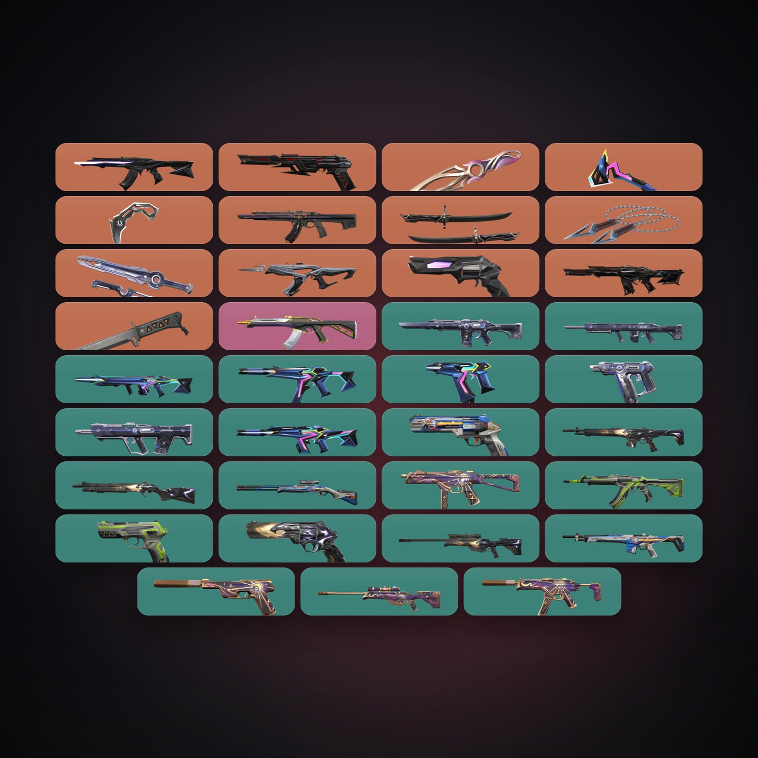 EU Ascendant 1 locker — 7 knives, 37 skins, lvl 57 — HabibiAccounts