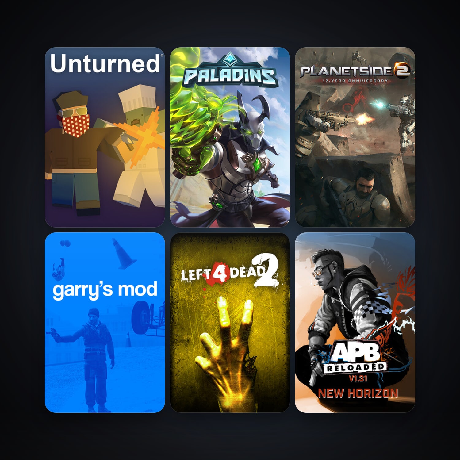 Left 4 Dead 2 + Garry's Mod, 51 games, clean — HabibiAccounts
