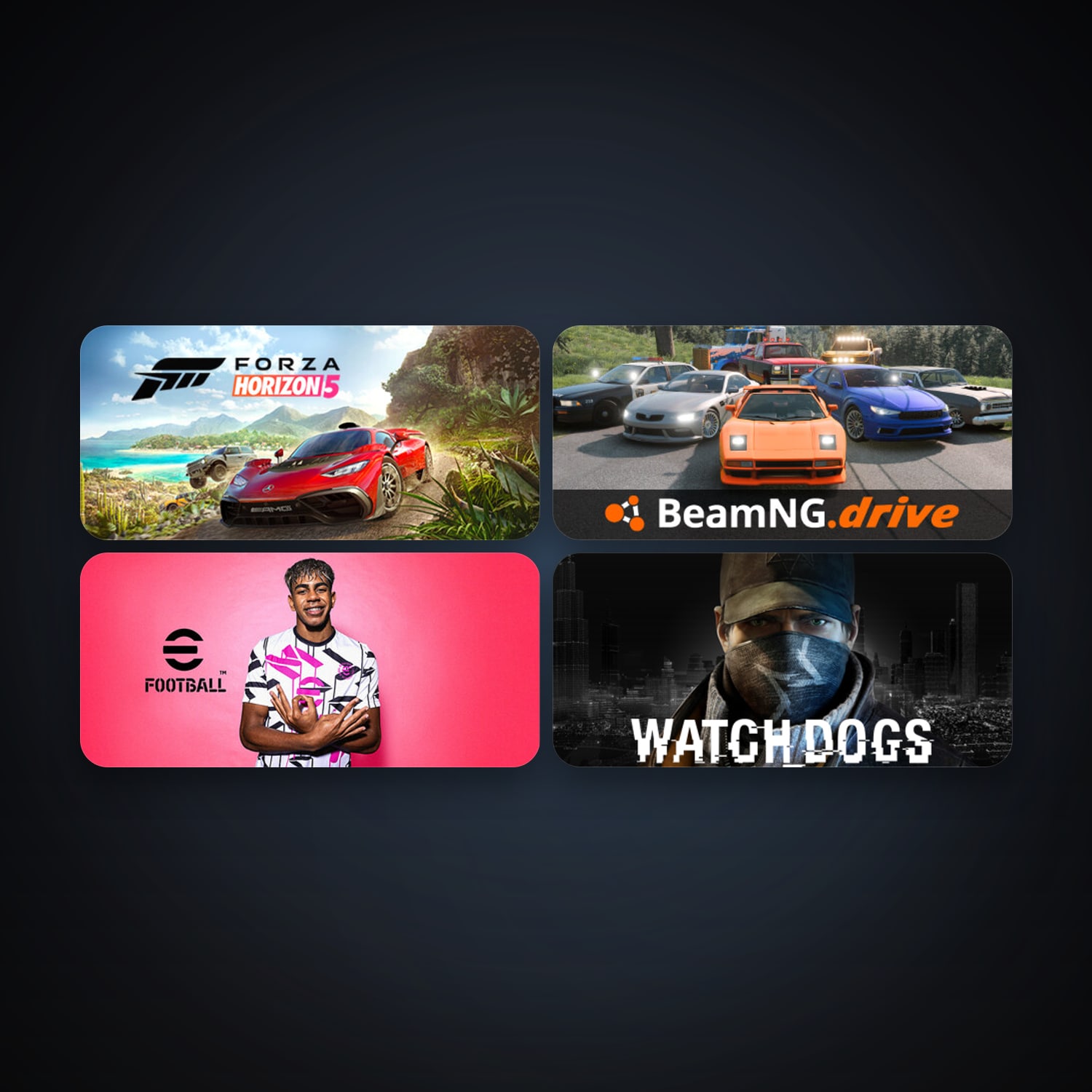 Watch_Dogs + BeamNG.drive, 5 games, clean — HabibiAccounts
