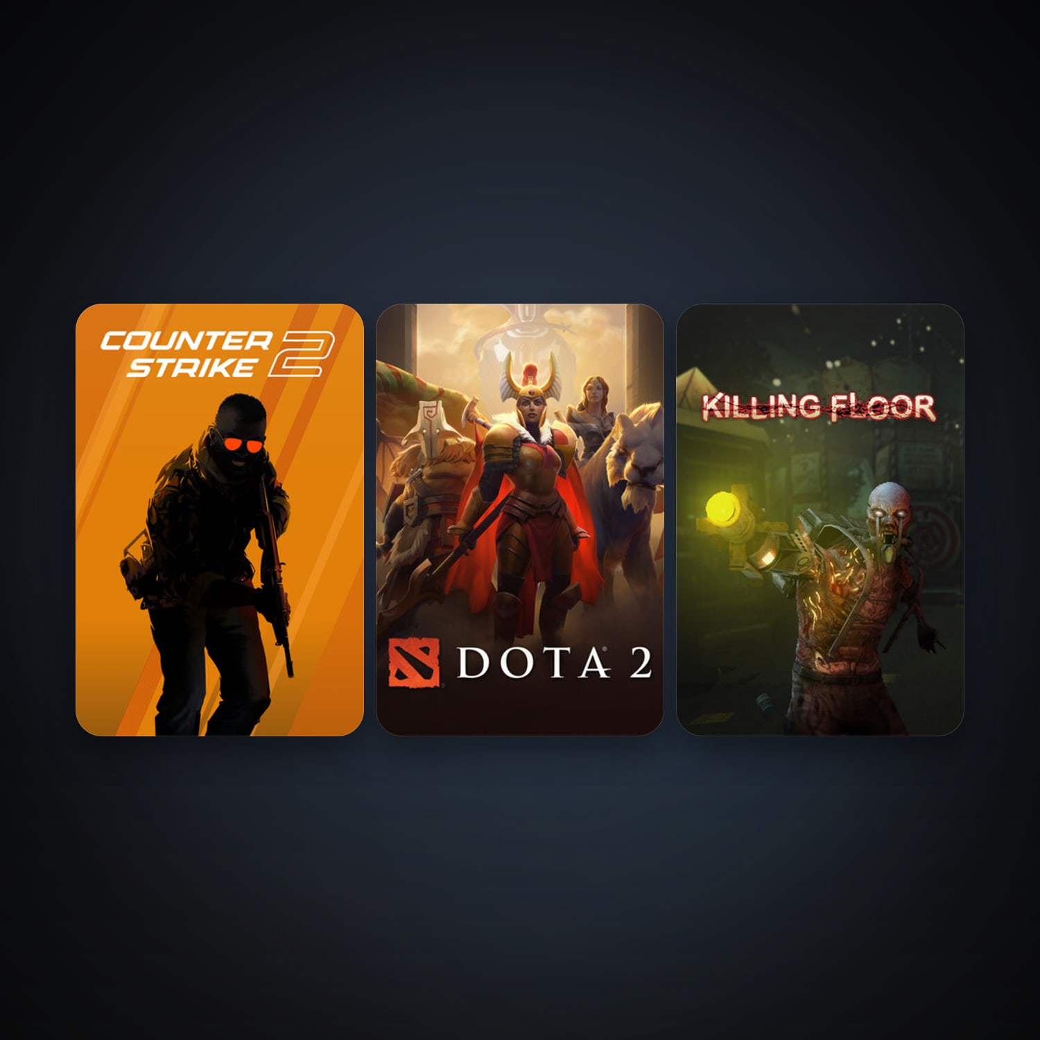 Dota 2 + CS2 Prime, 4 games, clean · 262227701 — HabibiAccounts