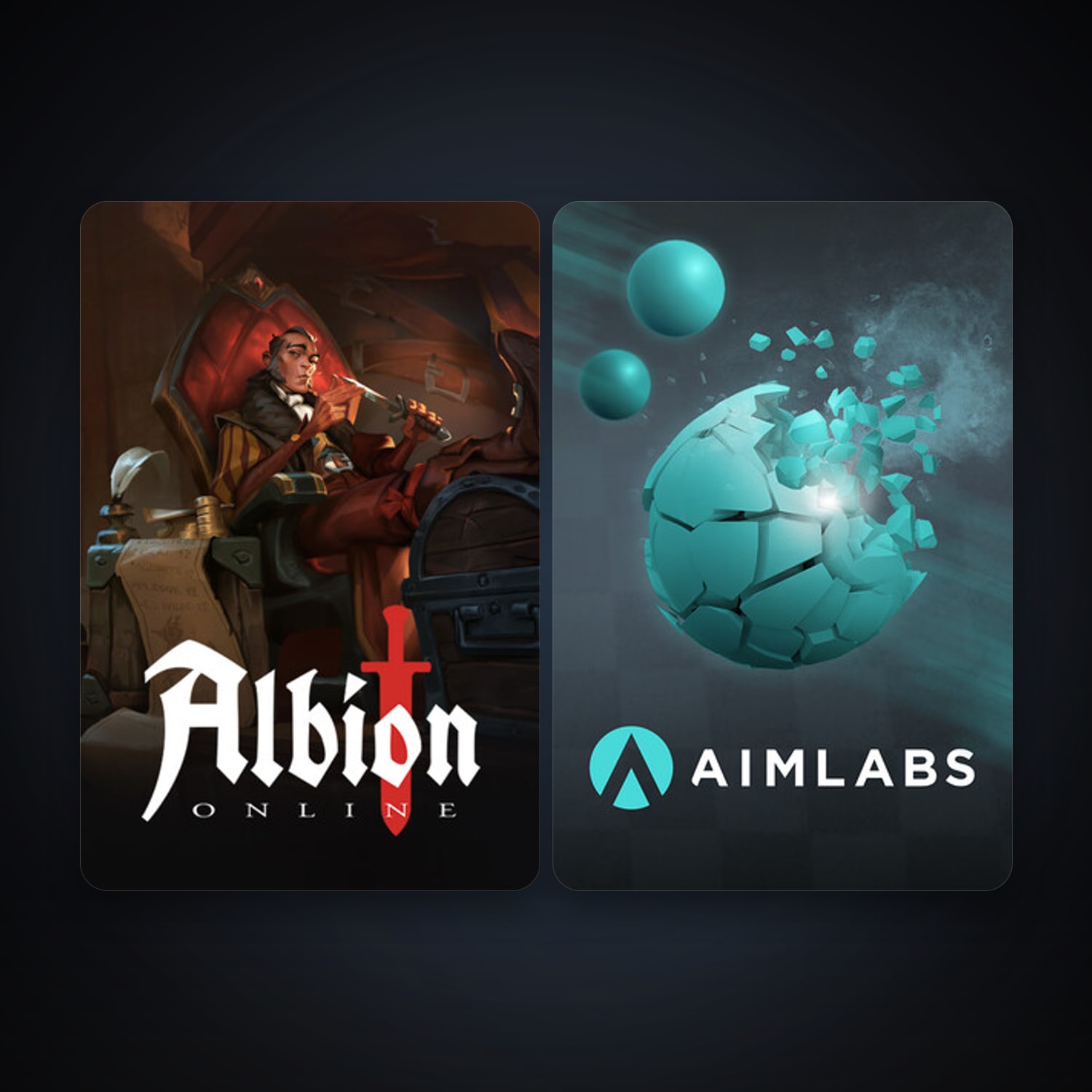 Aimlabs + Albion Online, 3 games, clean — HabibiAccounts