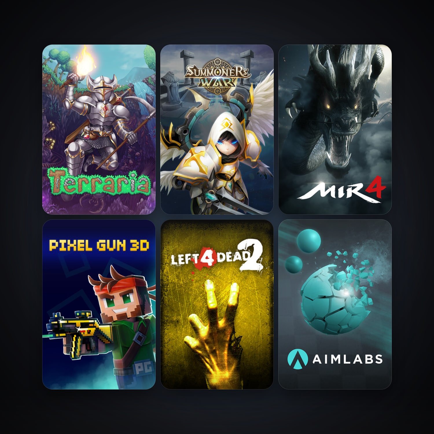 Left 4 Dead 2 + Terraria, 10 games, clean — HabibiAccounts