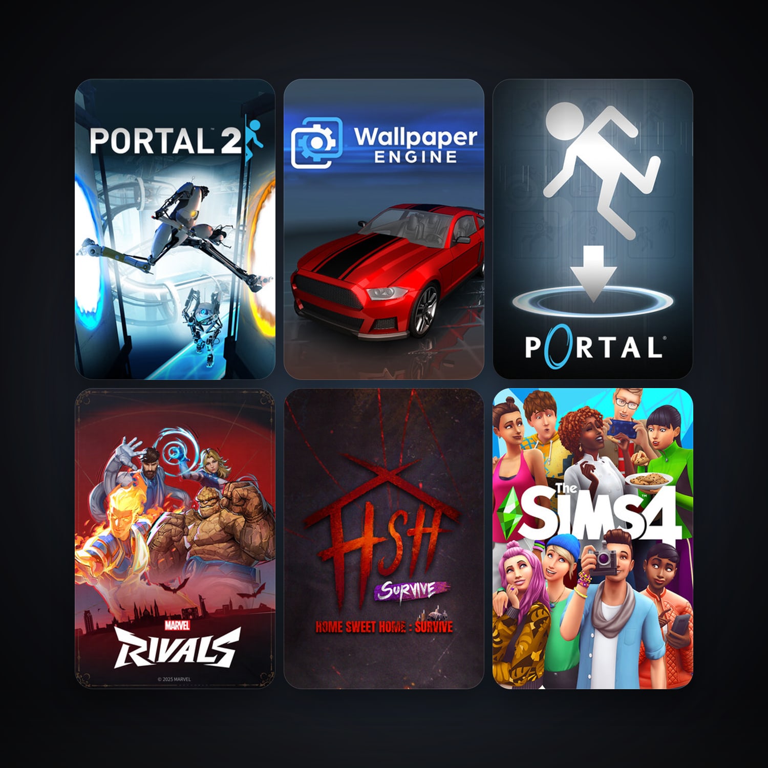 Portal + Portal 2, 42 games, clean — HabibiAccounts