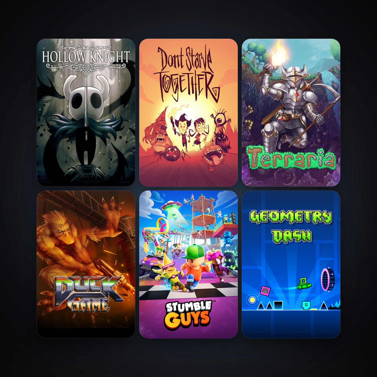 Terraria + Duck Game, 43 games, clean — HabibiAccounts