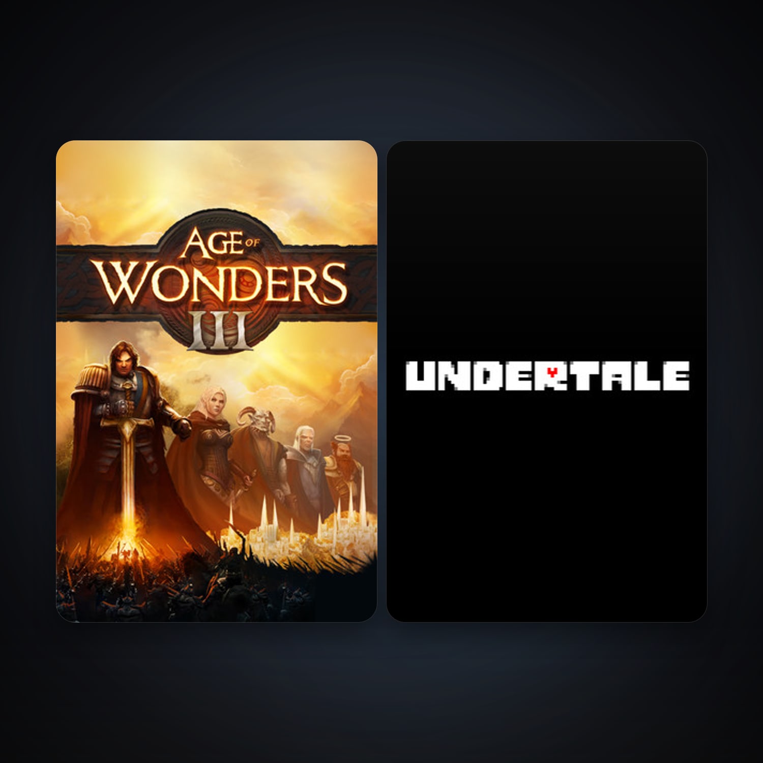 Age of Wonders III + Undertale, 5 games, clean — HabibiAccounts