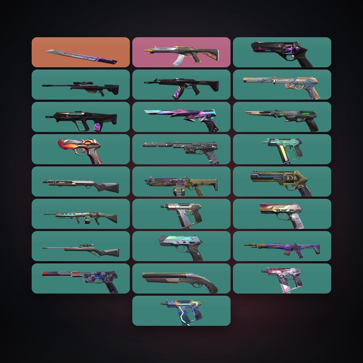 EU Plat 1 locker — 1 knives, 26 skins, lvl 201 — HabibiAccounts