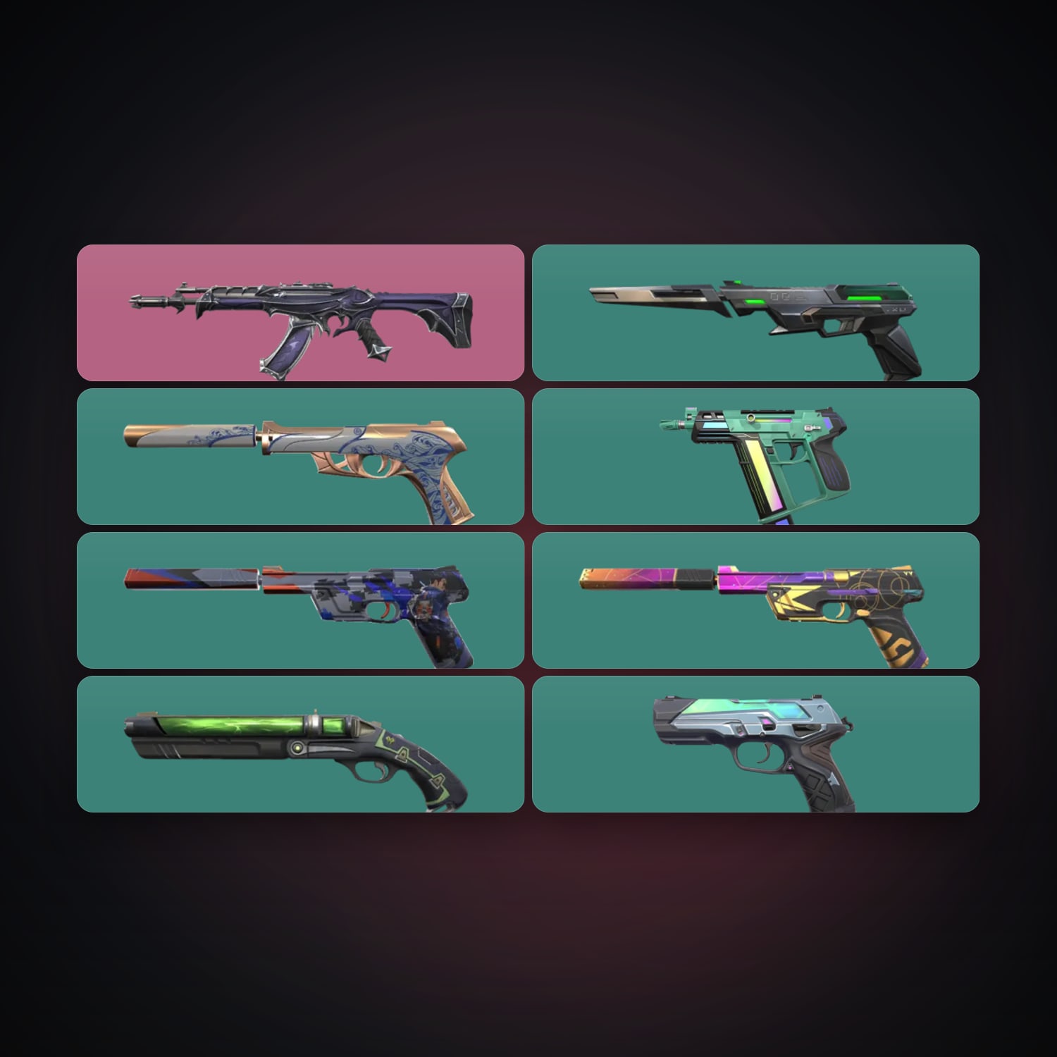 AP Diamond 1 locker — 8 skins, lvl 137 — HabibiAccounts