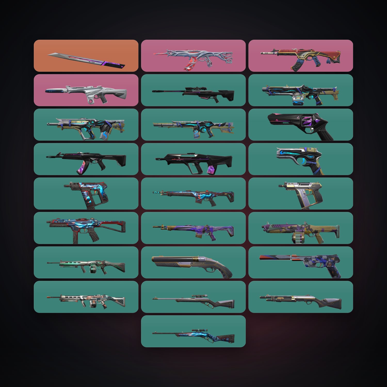 AP Iron 3 locker — 1 knives, 27 skins, lvl 88 — HabibiAccounts
