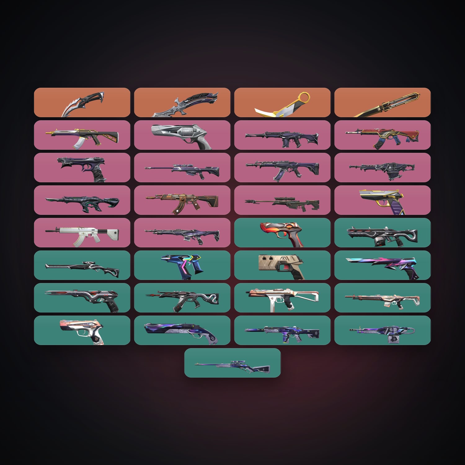 EU Gold 1 locker — 4 knives, 33 skins, lvl 101 — HabibiAccounts