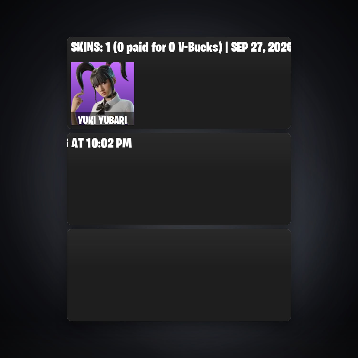 Epic · 262233609 — HabibiAccounts