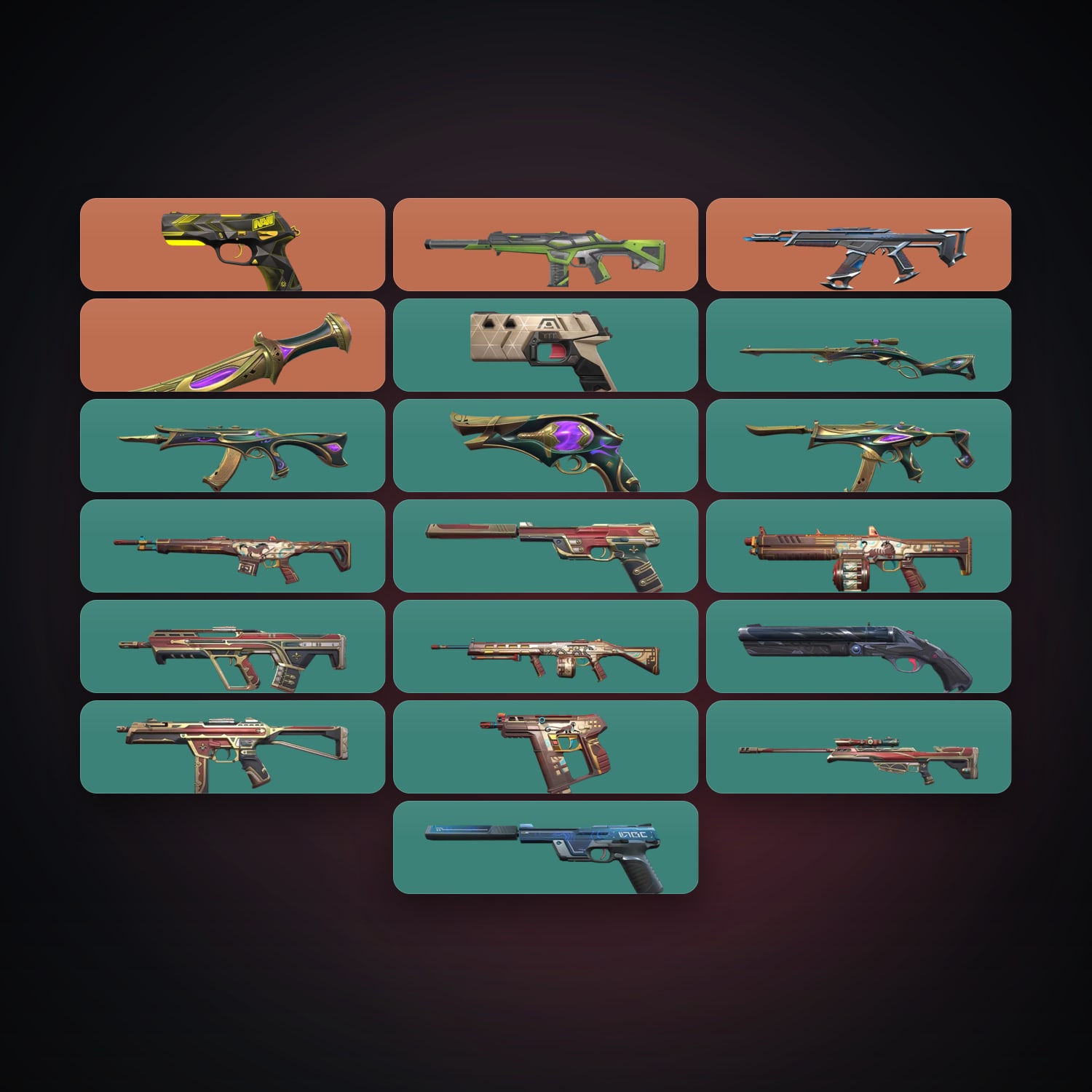 EU Bronze 1 locker — 1 knives, 19 skins, lvl 107 — HabibiAccounts