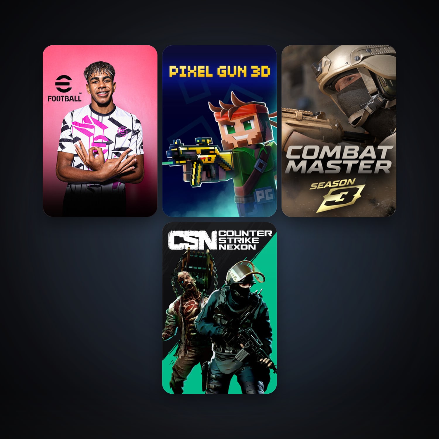 Counter-Strike Nexon: Studio + eFootball 2024, 13 games, clean — HabibiAccounts