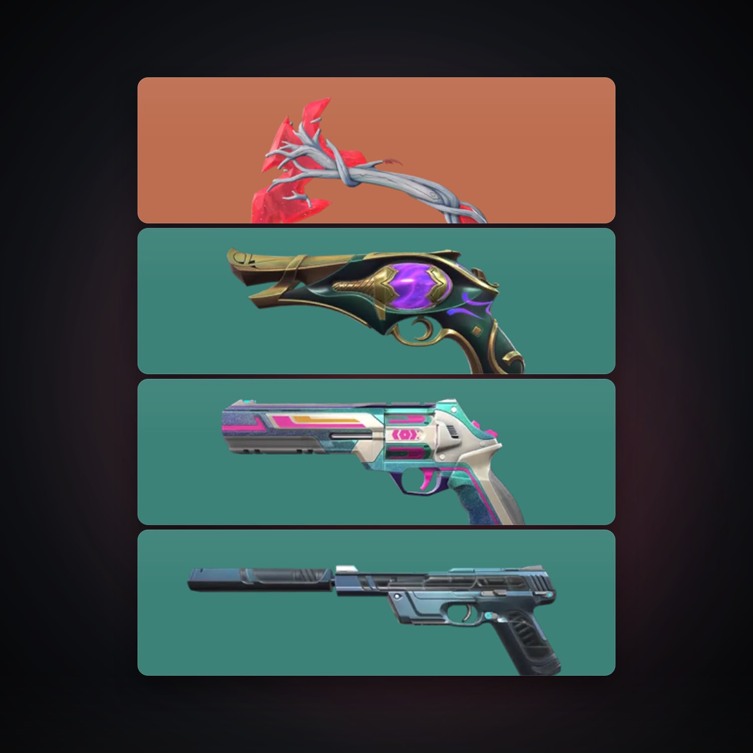 LA Gold 1 locker — 1 knives, 4 skins, lvl 111 — HabibiAccounts