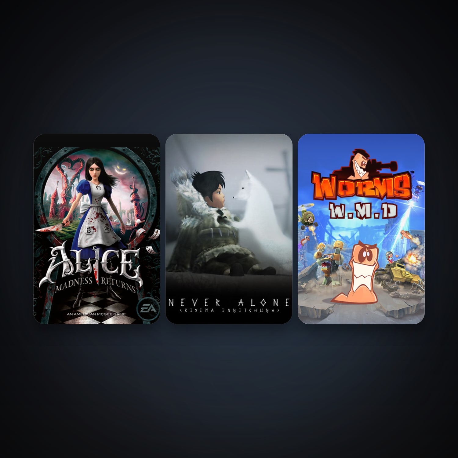Alice: Madness Returns + Never Alone (Kisima Ingitchuna), 8 games, clean — HabibiAccounts