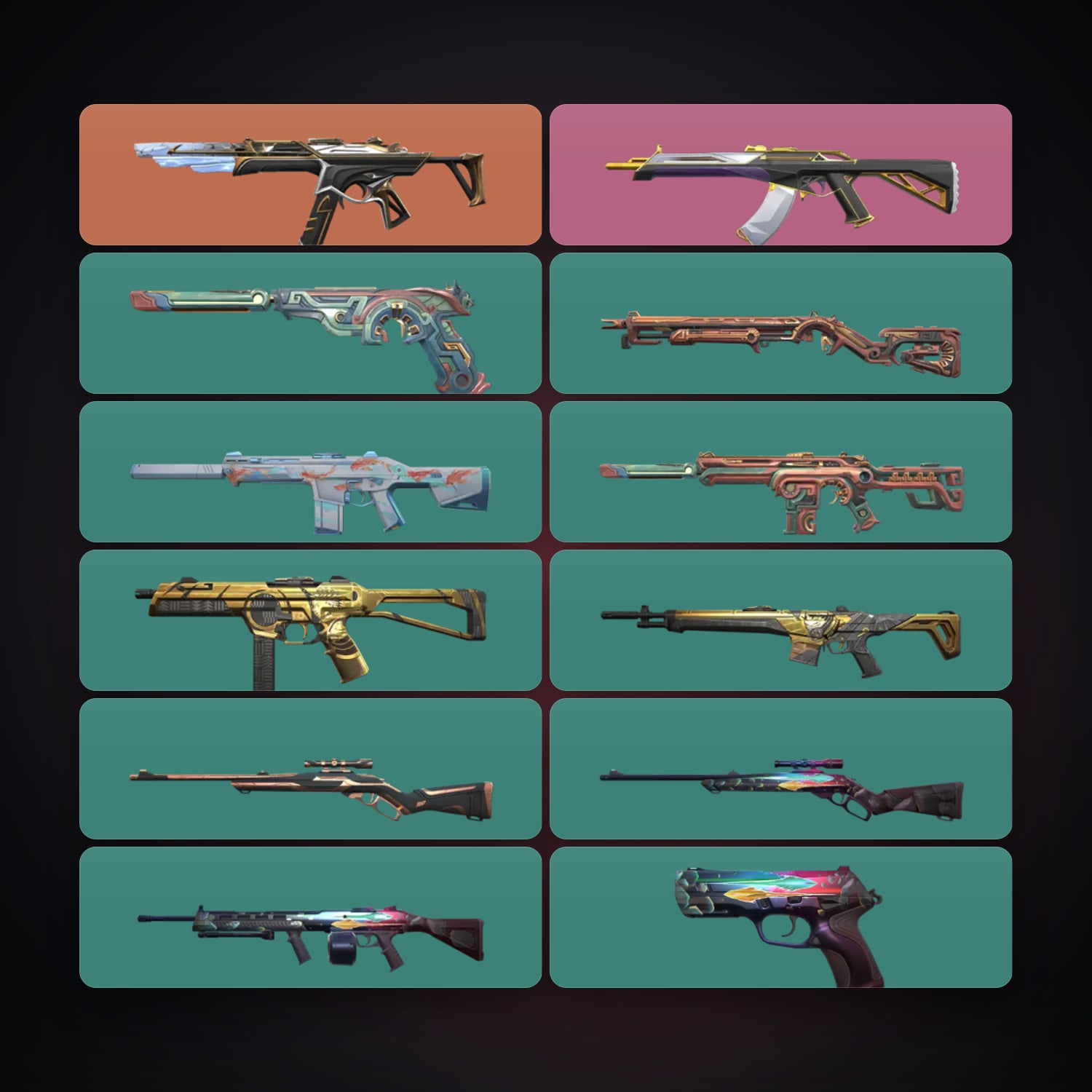NA locker — 12 skins, lvl 29 — HabibiAccounts