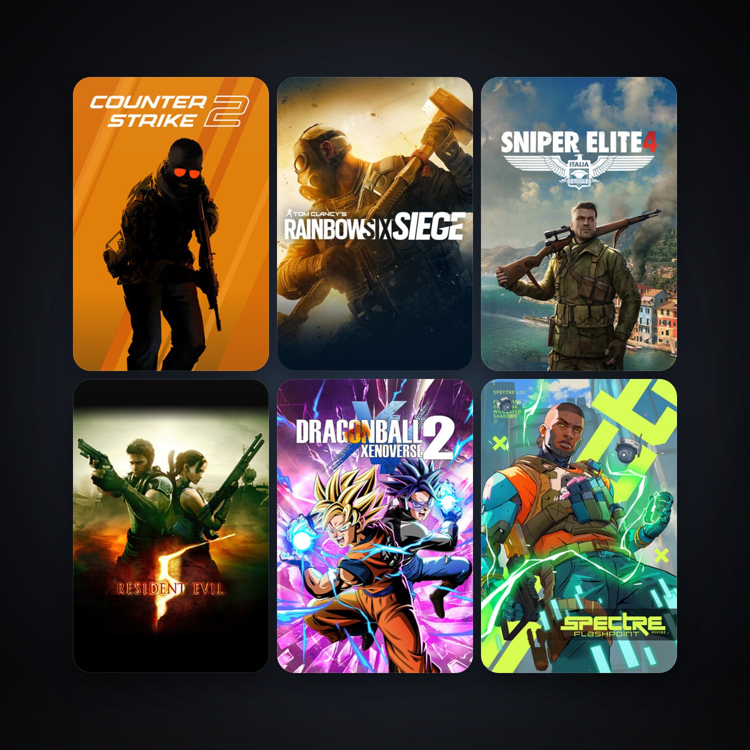 CS2 Prime + Resident Evil 5, 22 games, clean — HabibiAccounts