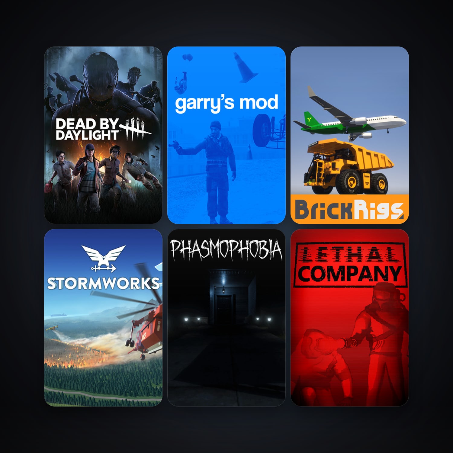 Garry's Mod + Dead by Daylight, 65 games, clean — HabibiAccounts