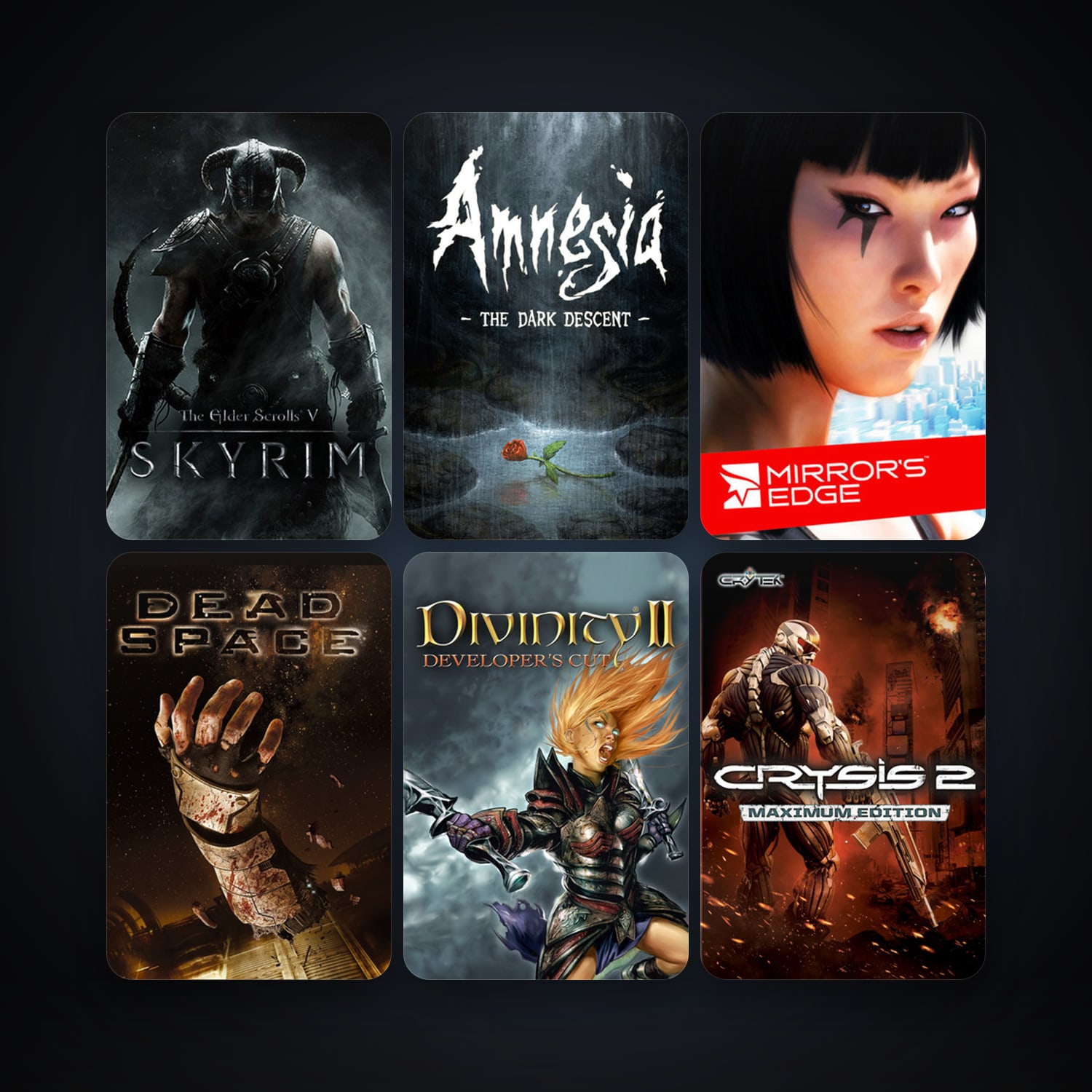 Mirror's Edge + Dead Space (2008), 16 games, clean — HabibiAccounts