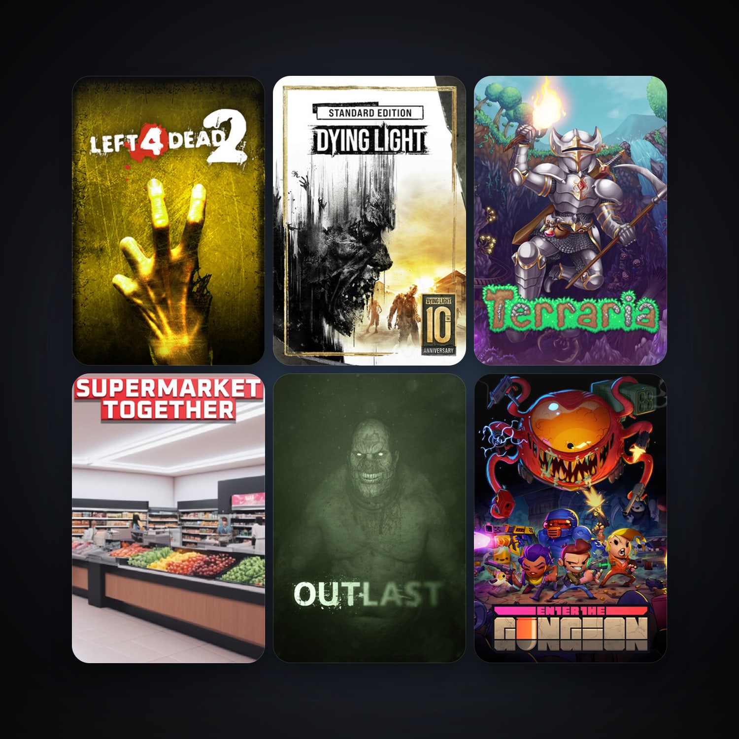 Left 4 Dead 2 + Terraria, 36 games, clean — HabibiAccounts