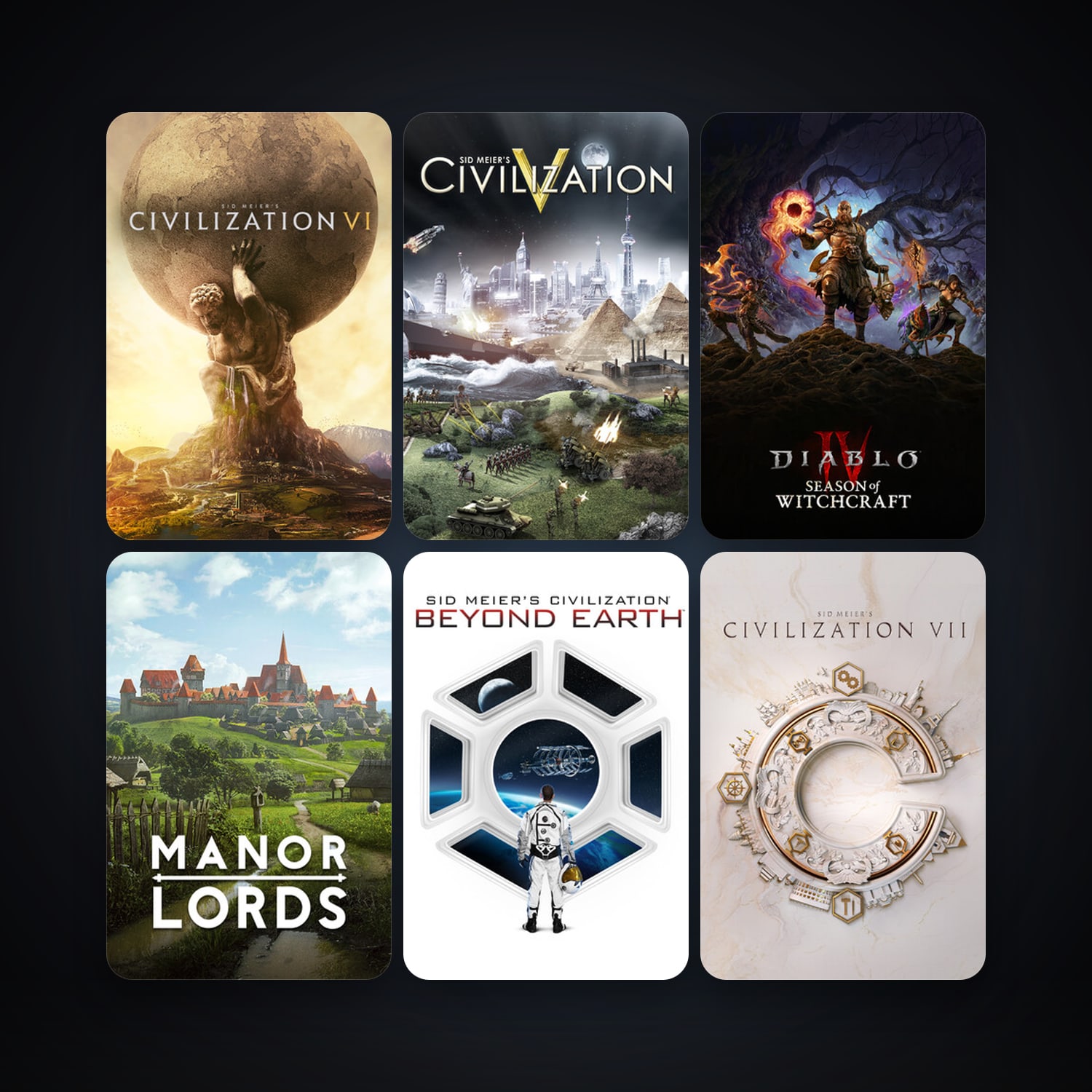 Sid Meier's Civilization V + Call of Duty: Modern Warfare 3 (2011), 18 games, clean — HabibiAccounts
