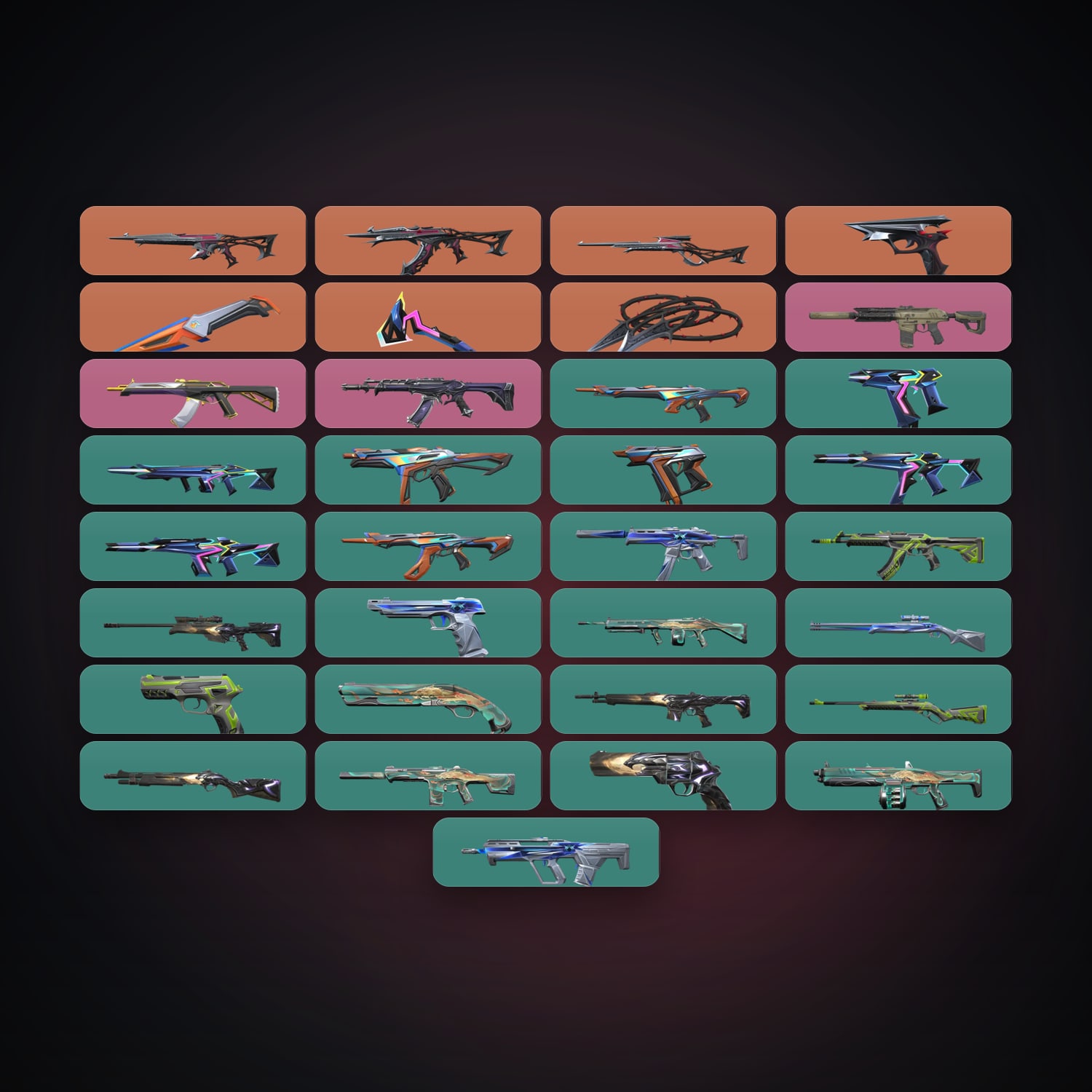 AP Gold 3 locker — 3 knives, 33 skins, lvl 57 — HabibiAccounts