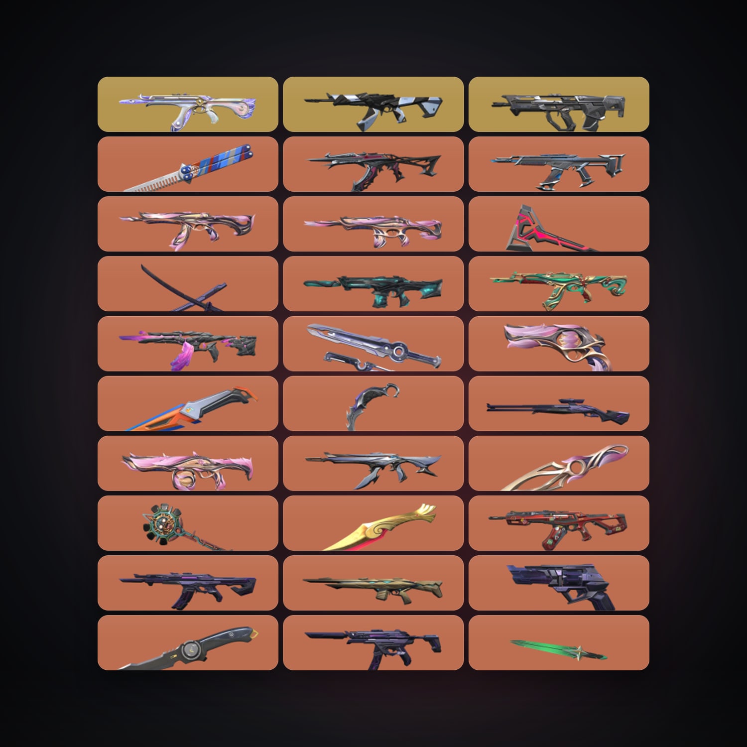 EU Plat 1 locker — 13 knives, 200 skins, lvl 381 — HabibiAccounts
