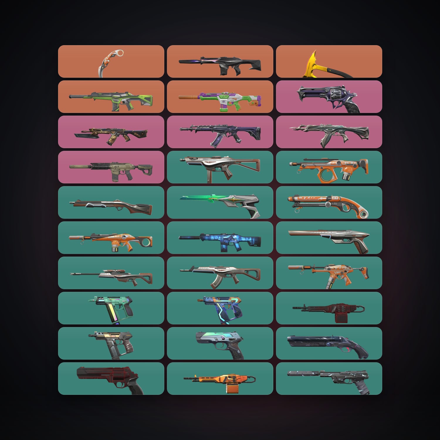 EU Silver 1 locker — 2 knives, 45 skins, lvl 195 — HabibiAccounts