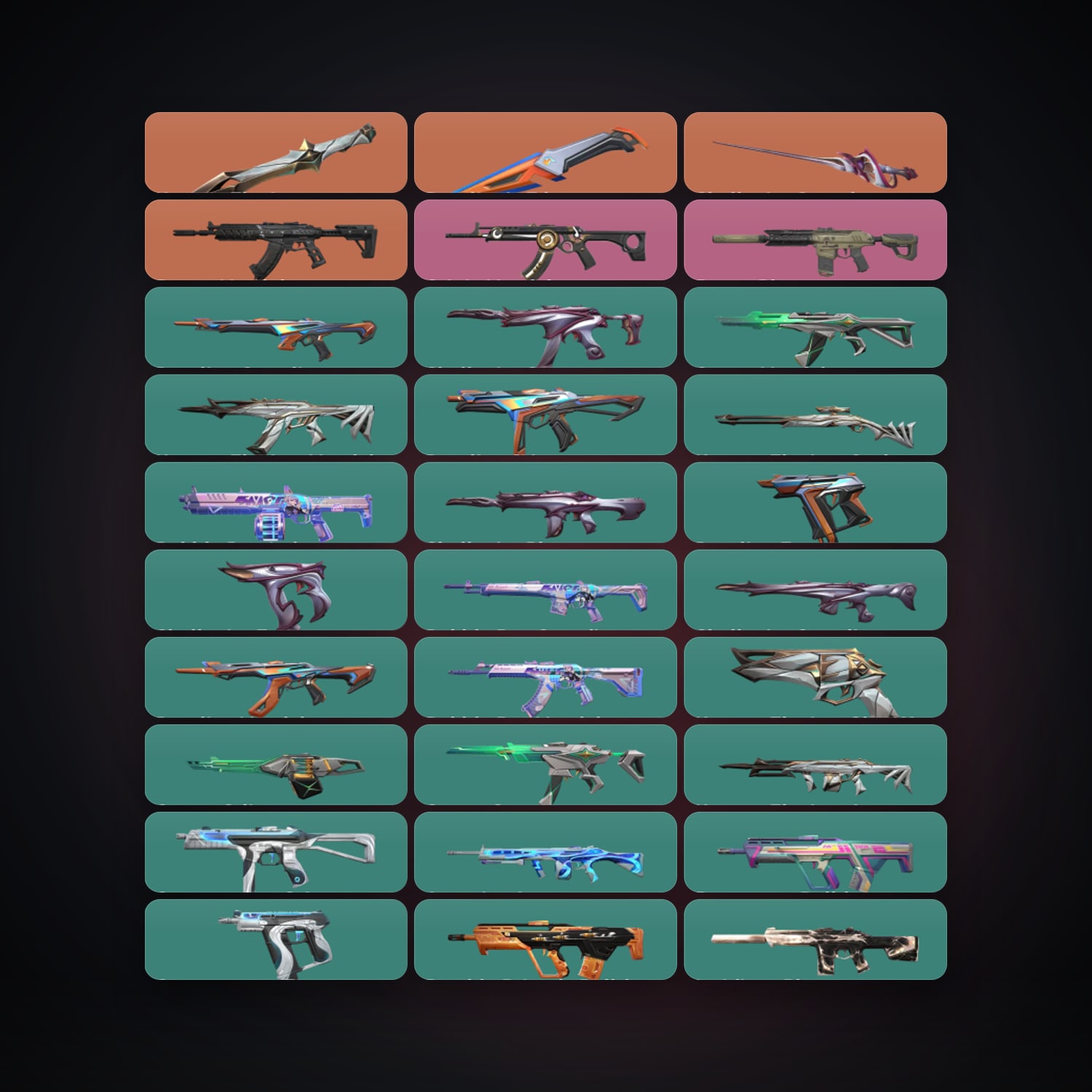 EU Silver 3 locker — 3 knives, 66 skins, lvl 68 — HabibiAccounts