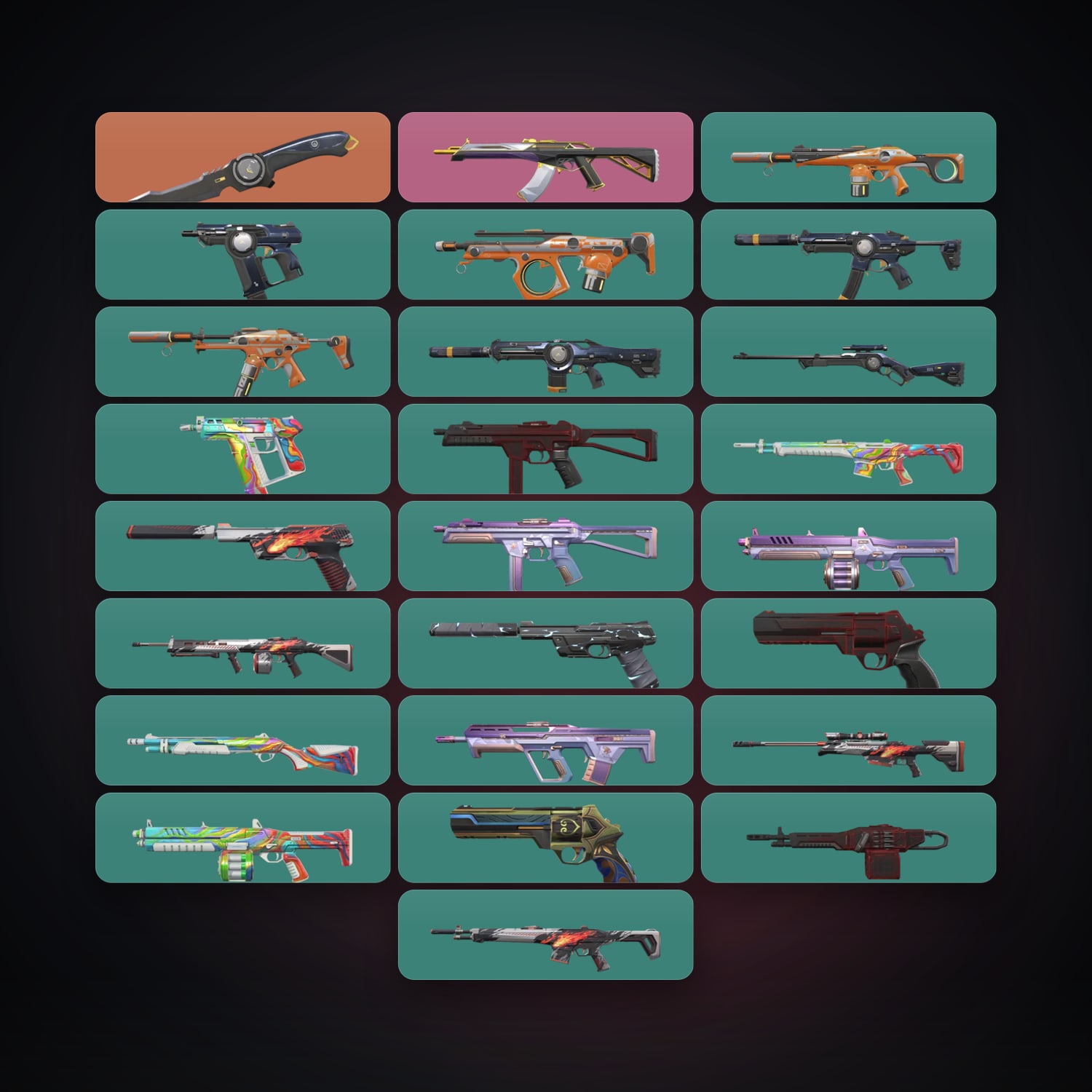 EU Gold 3 locker — 1 knives, 26 skins, lvl 120 — HabibiAccounts