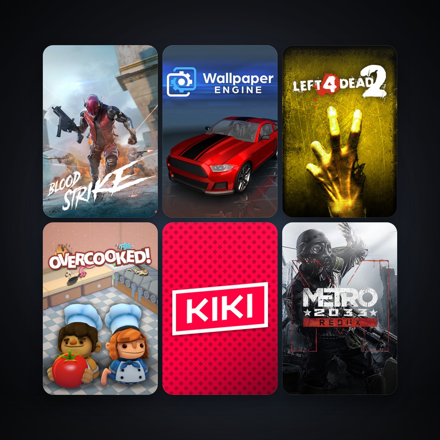 Left 4 Dead 2 + Metro 2033 Redux, 12 games, clean — HabibiAccounts