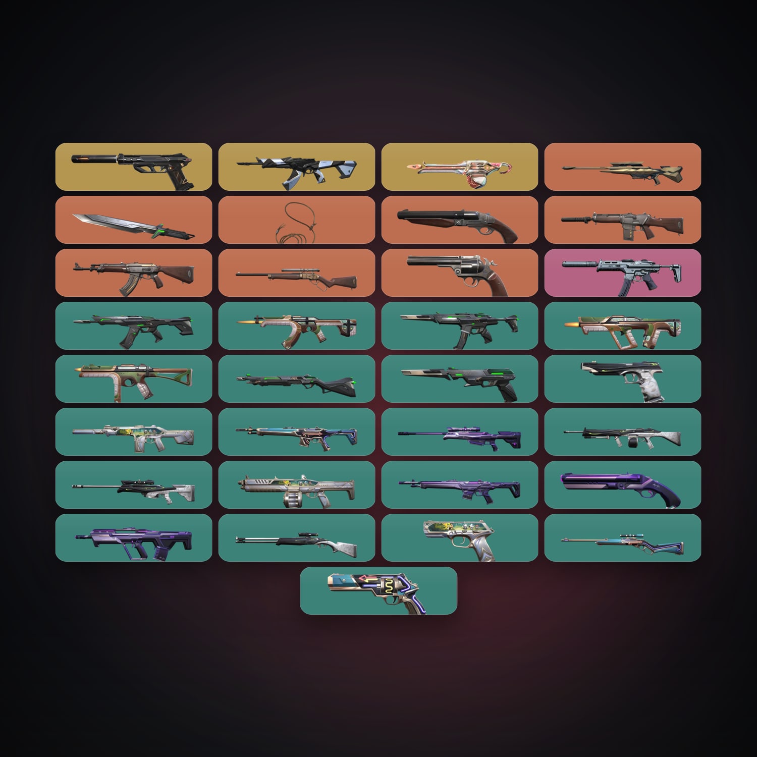 AP Gold 1 locker — 2 knives, 33 skins, lvl 48 — HabibiAccounts