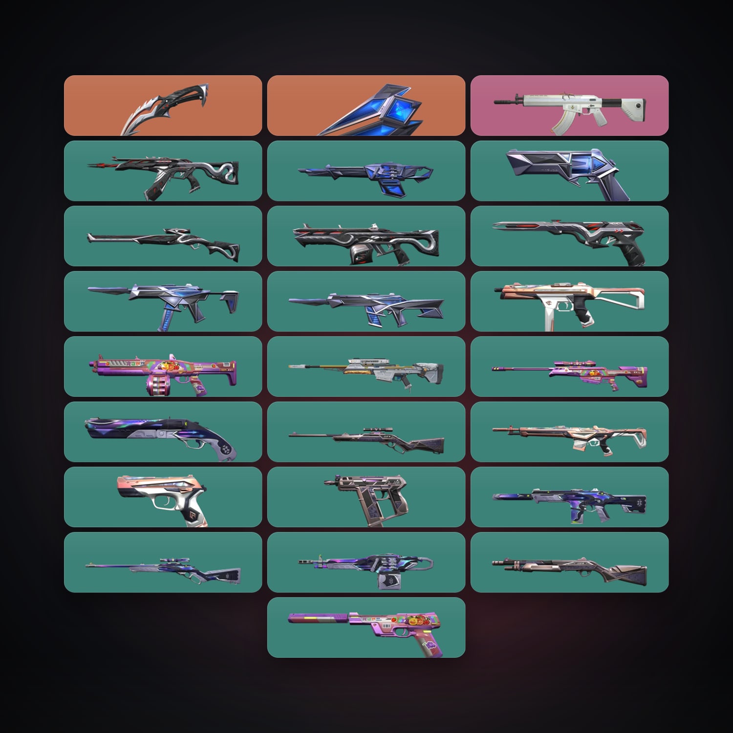 EU Silver 3 locker — 2 knives, 27 skins, lvl 64 — HabibiAccounts
