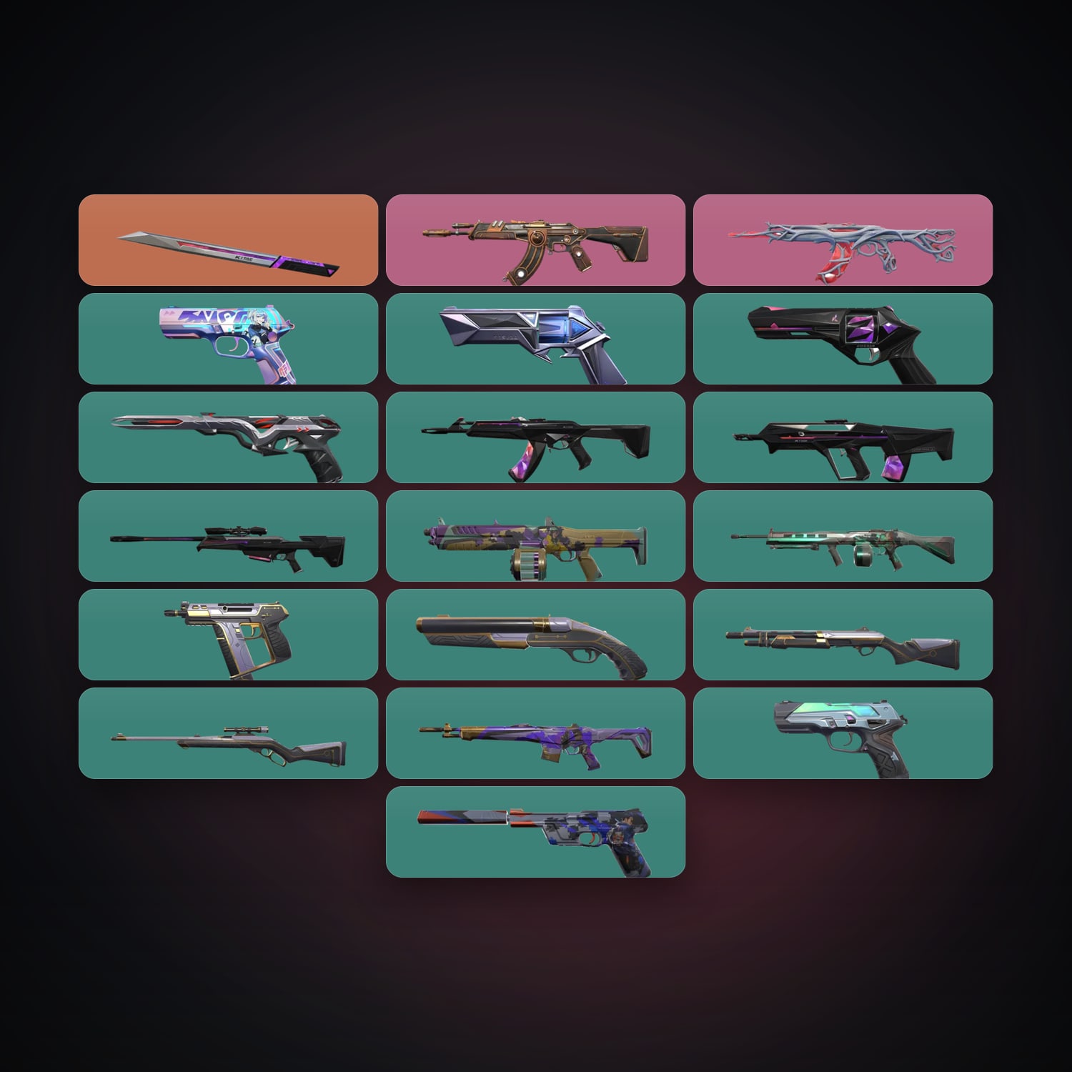 EU Gold 3 locker — 1 knives, 19 skins, lvl 124 — HabibiAccounts