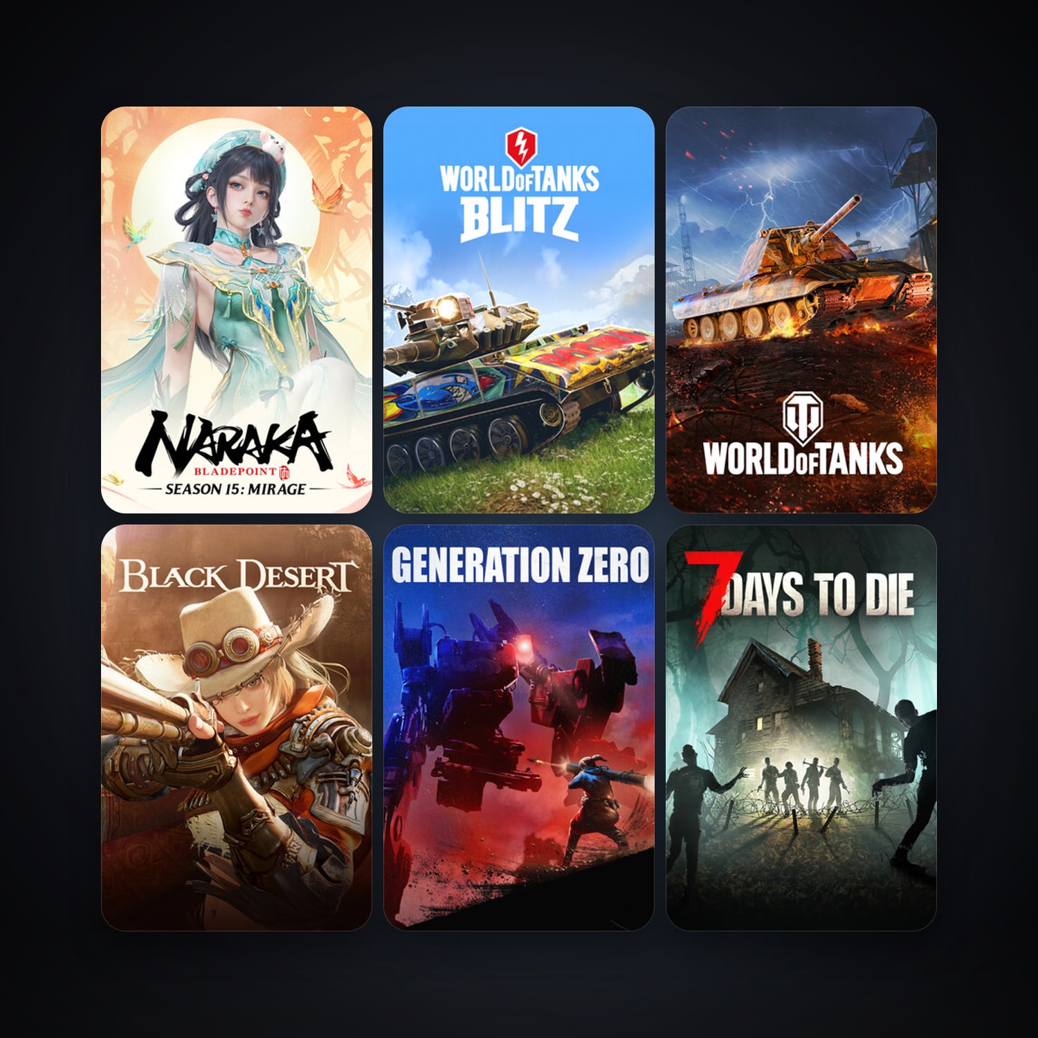 7 Days to Die + Wallpaper Engine, 12 games, clean — HabibiAccounts