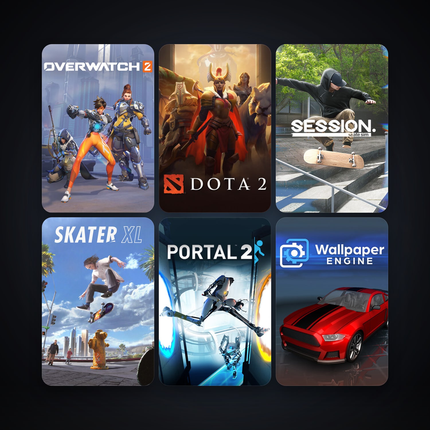 Dota 2 + Portal 2, 21 games, clean — HabibiAccounts