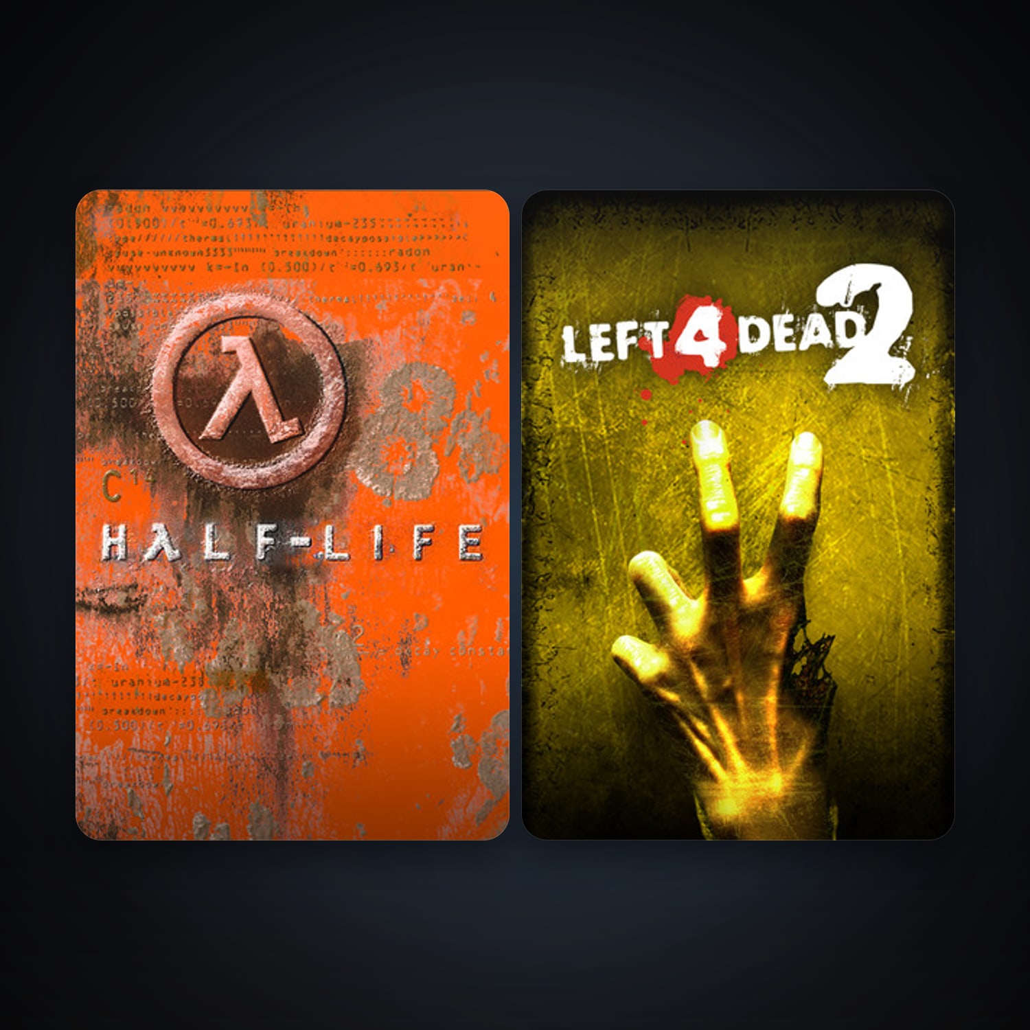 Half-Life + Left 4 Dead 2, 9 games, clean — HabibiAccounts