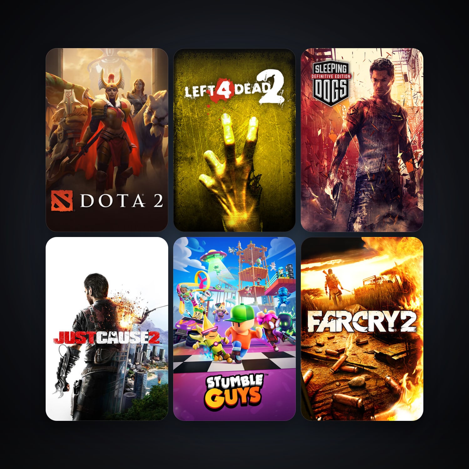 Left 4 Dead 2 + Dota 2, 23 games, clean — HabibiAccounts