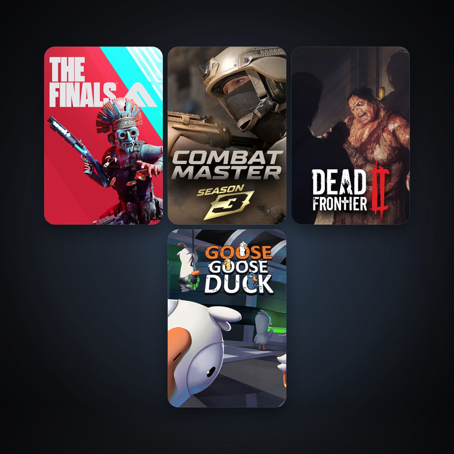 Dead Frontier 2 + Goose Goose Duck, 21 games, clean — HabibiAccounts