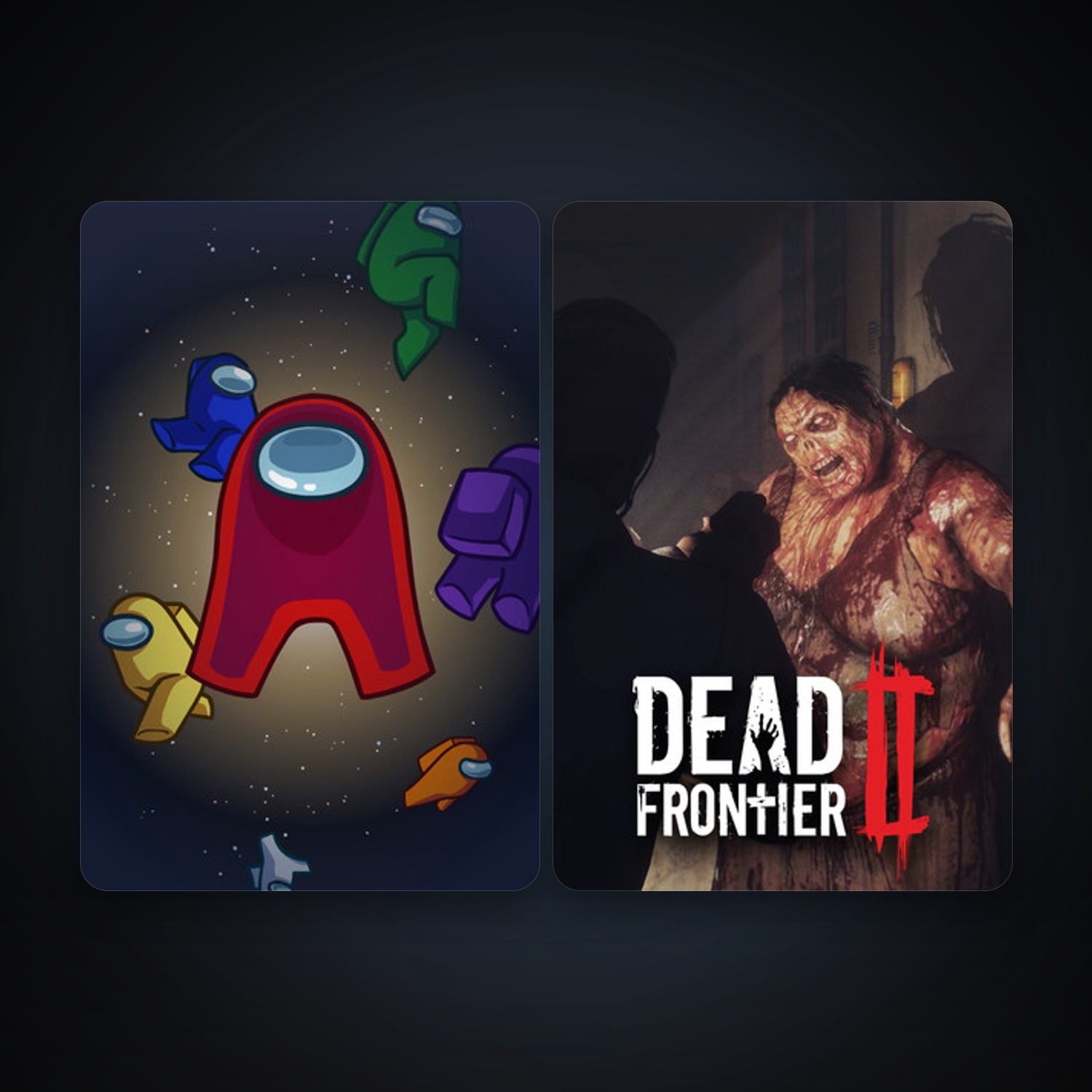 Dead Frontier 2 + Among Us, 2 games, clean — HabibiAccounts