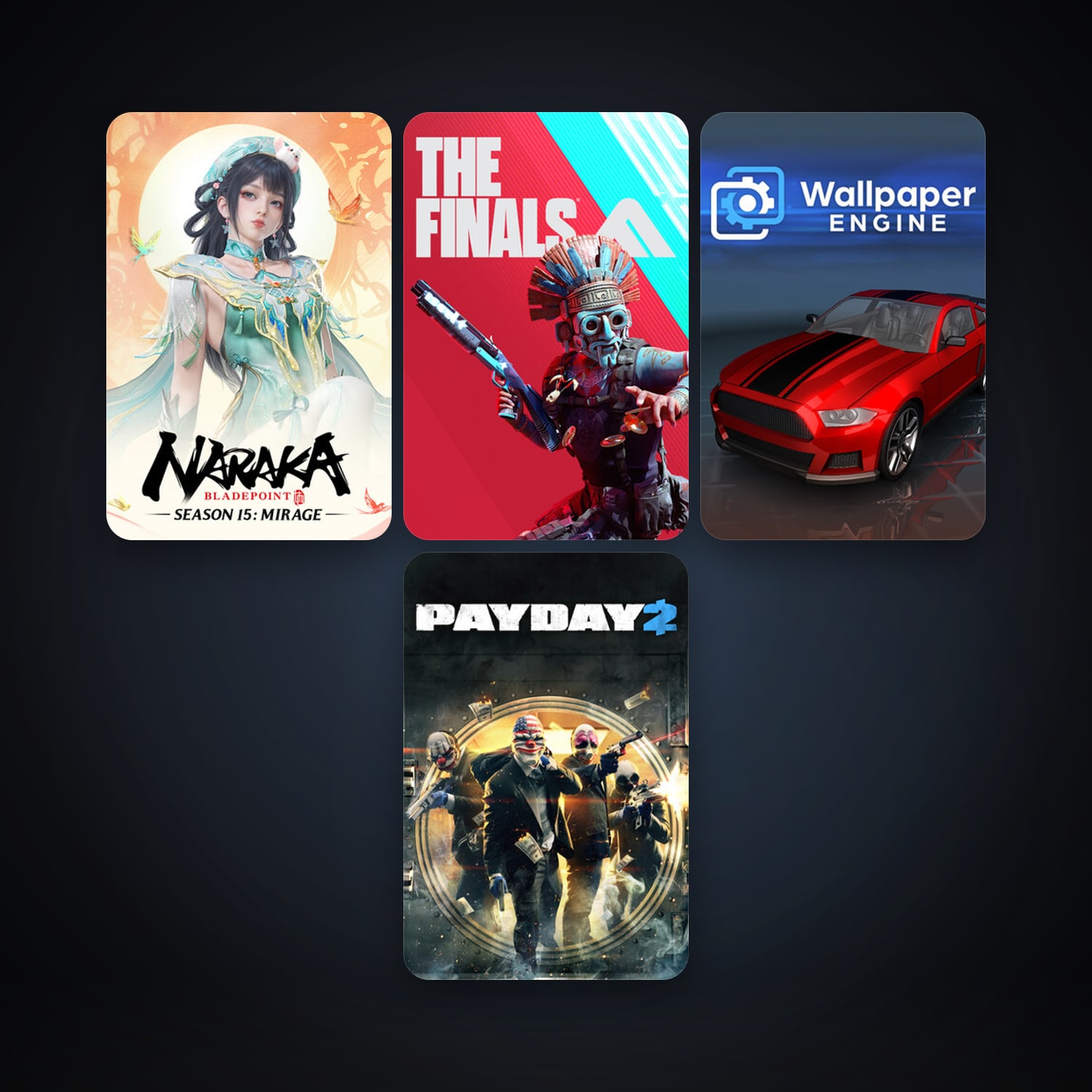 Free CS2 (No Prime) + PAYDAY 2, 7 games, clean — HabibiAccounts