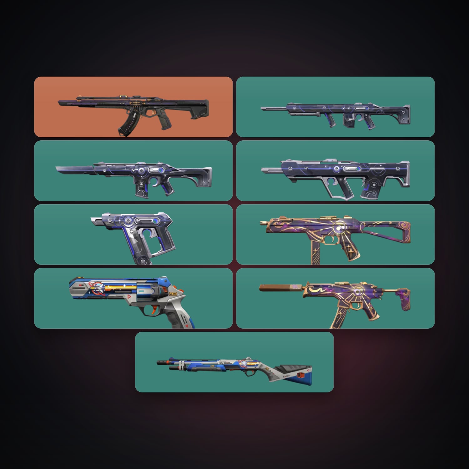 EU Diamond 1 locker — 10 skins, lvl 41 — HabibiAccounts