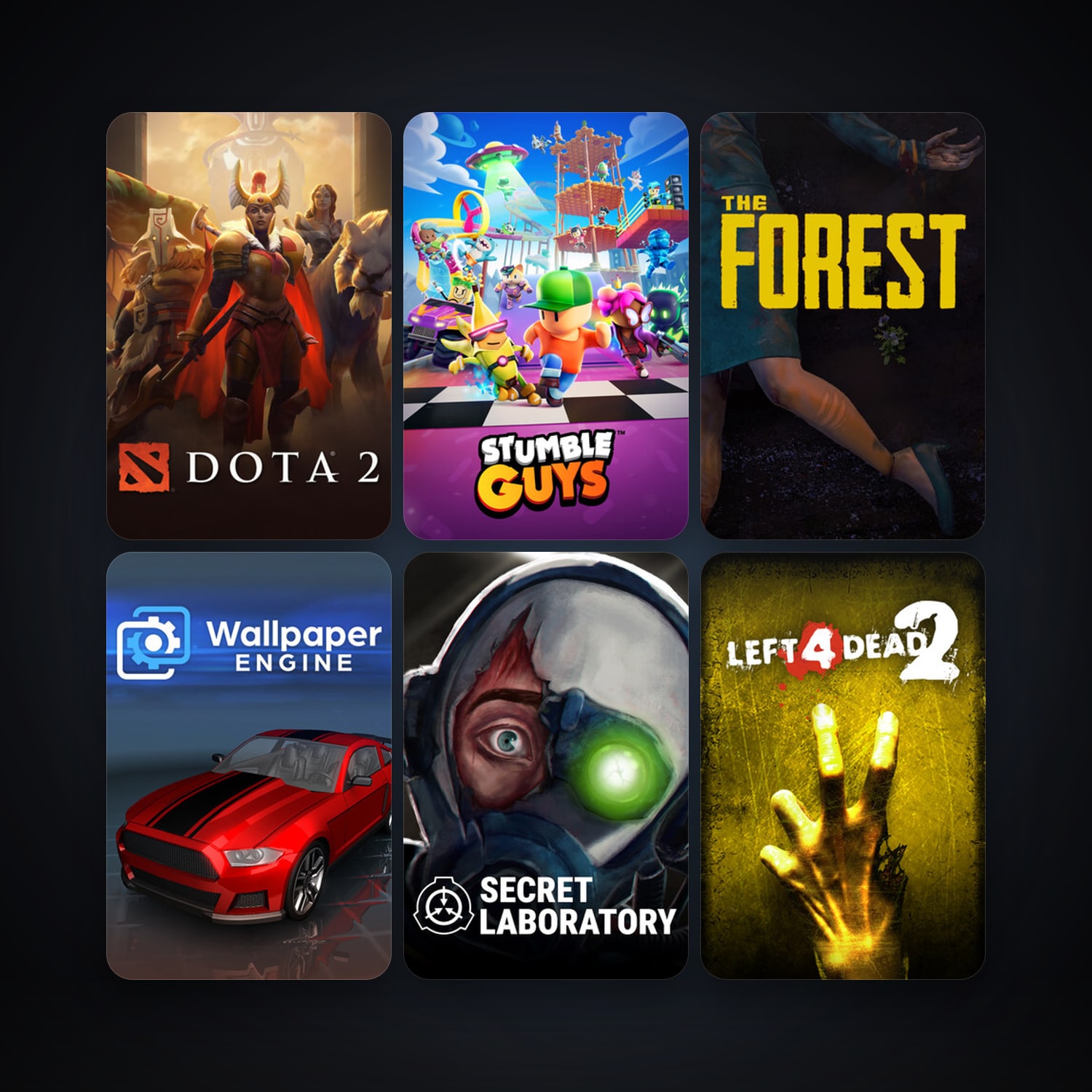 Half-Life + Left 4 Dead 2, 24 games, clean — HabibiAccounts