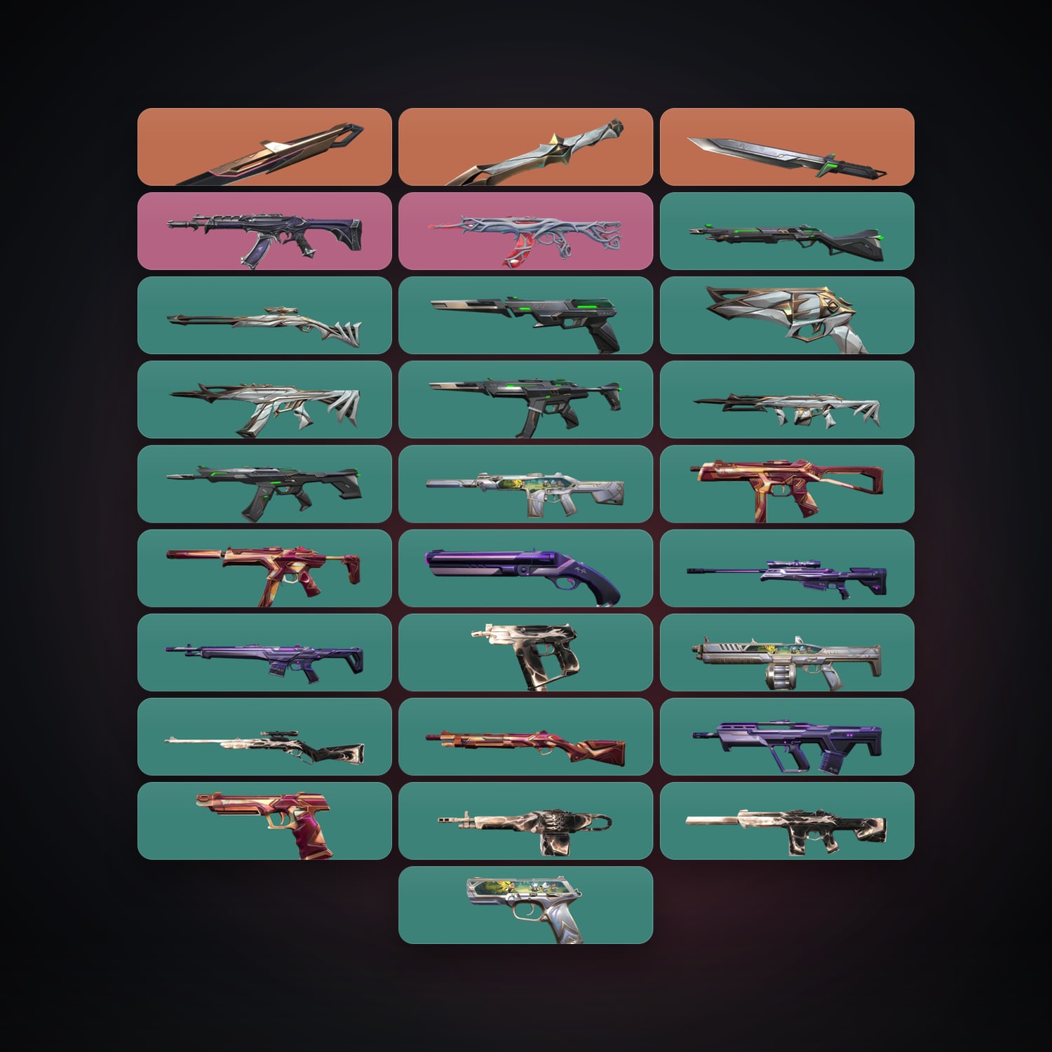 EU Plat 1 locker — 3 knives, 28 skins, lvl 97 — HabibiAccounts