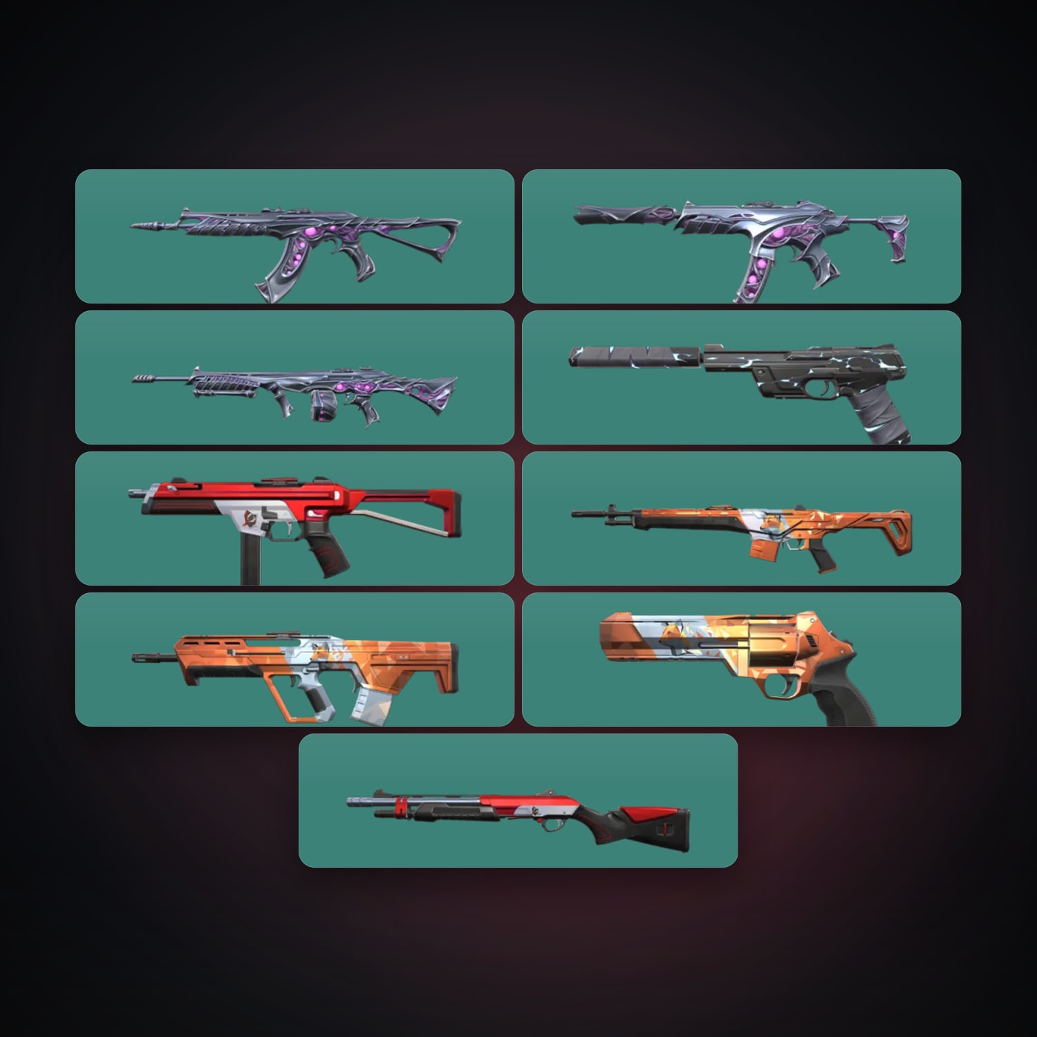 EU Silver 1 locker — 10 skins, lvl 47 — HabibiAccounts
