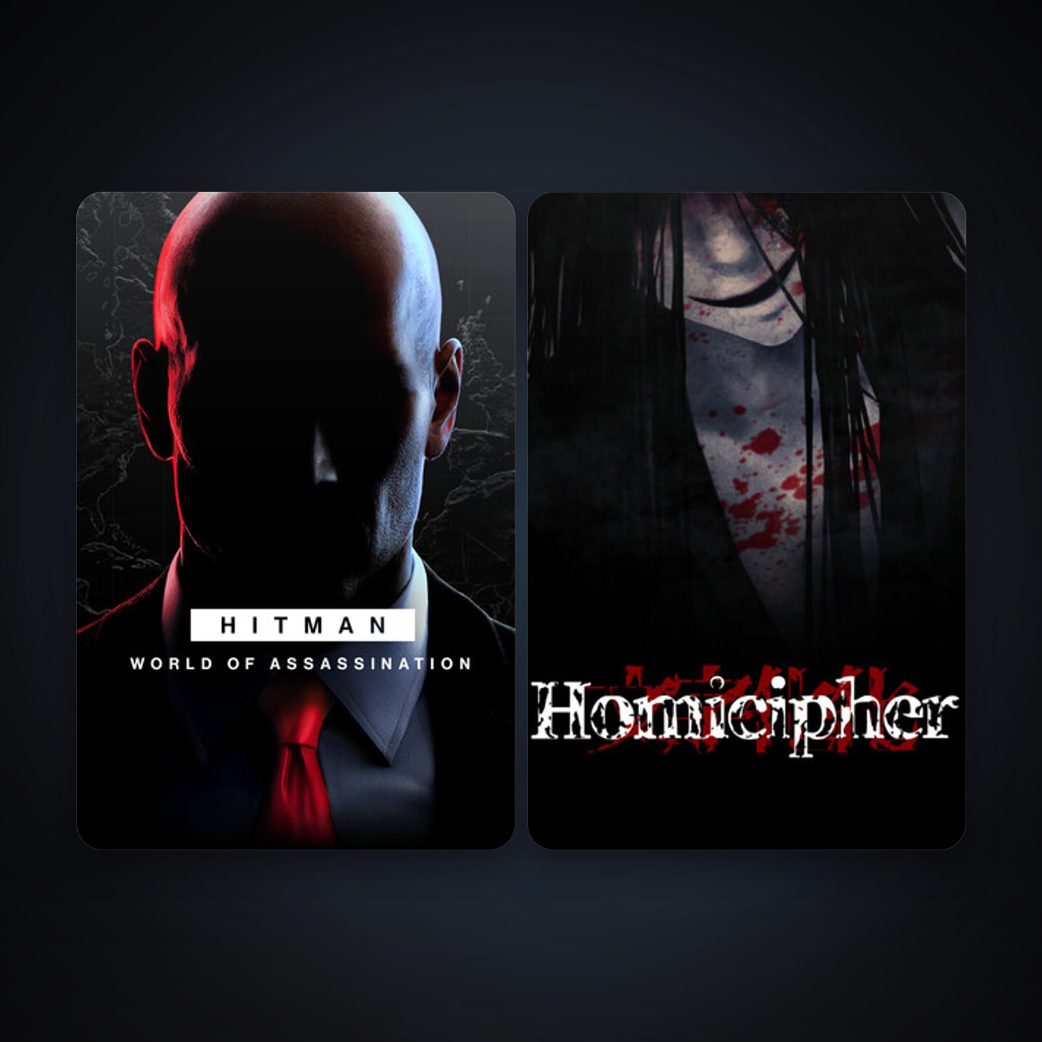 HITMAN World of Assassination + Homicipher, 2 games, clean — HabibiAccounts