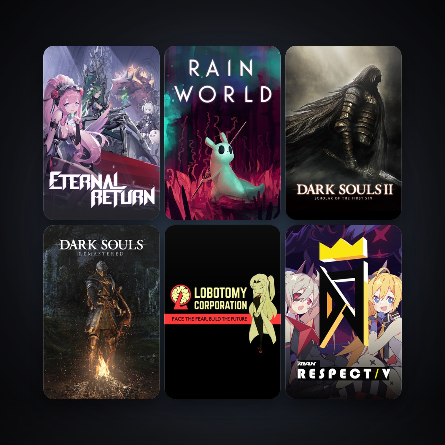 Rain World + DARK SOULS II: Scholar of the First Sin, 38 games, clean — HabibiAccounts