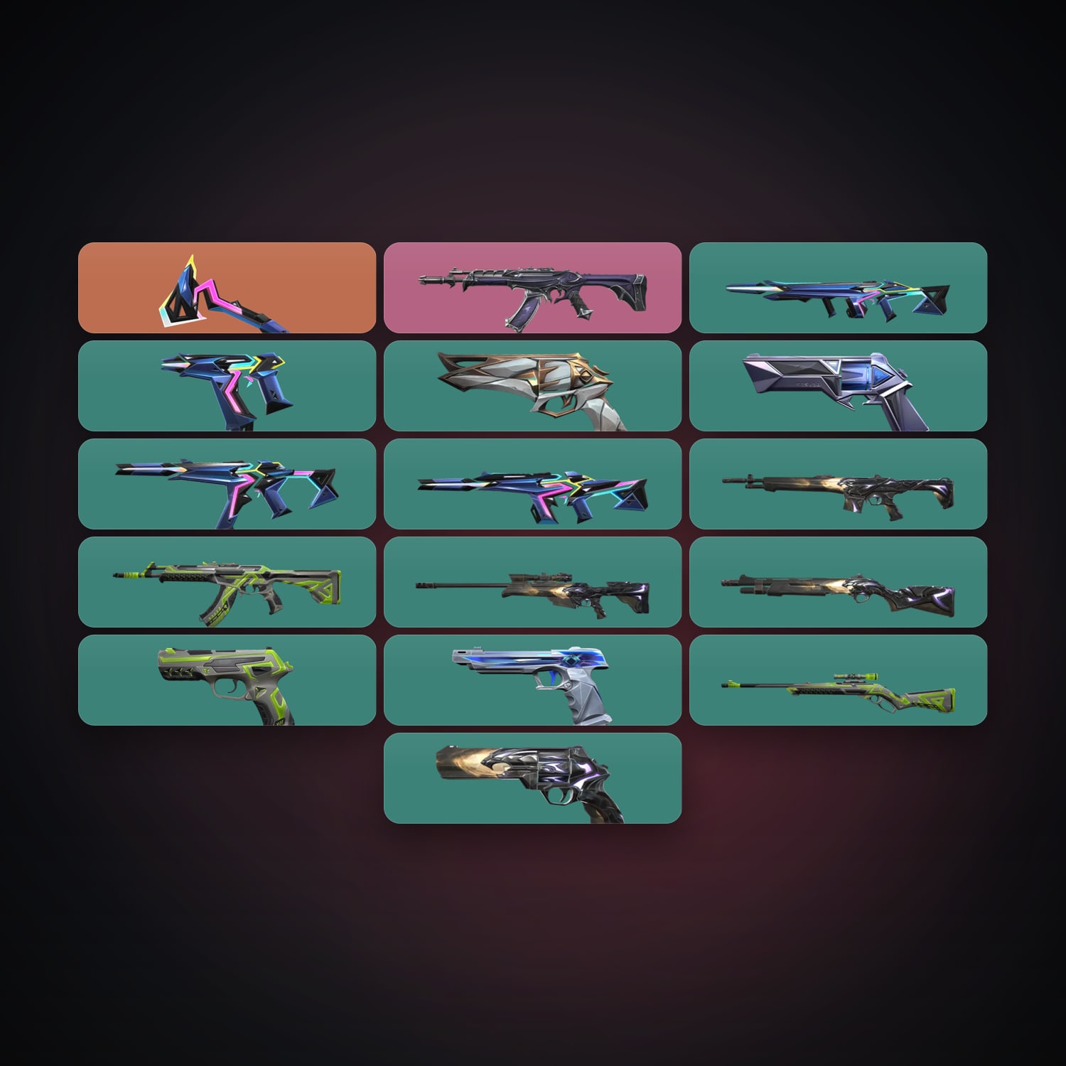 LA Gold 1 locker — 1 knives, 16 skins, lvl 92 — HabibiAccounts