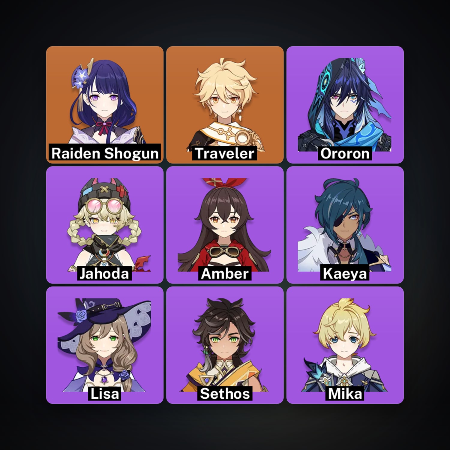 Genshin Impact | AR 25 | 9 Chars | 1× 5★ — Genshin / miHoYo Account — HabibiAccounts